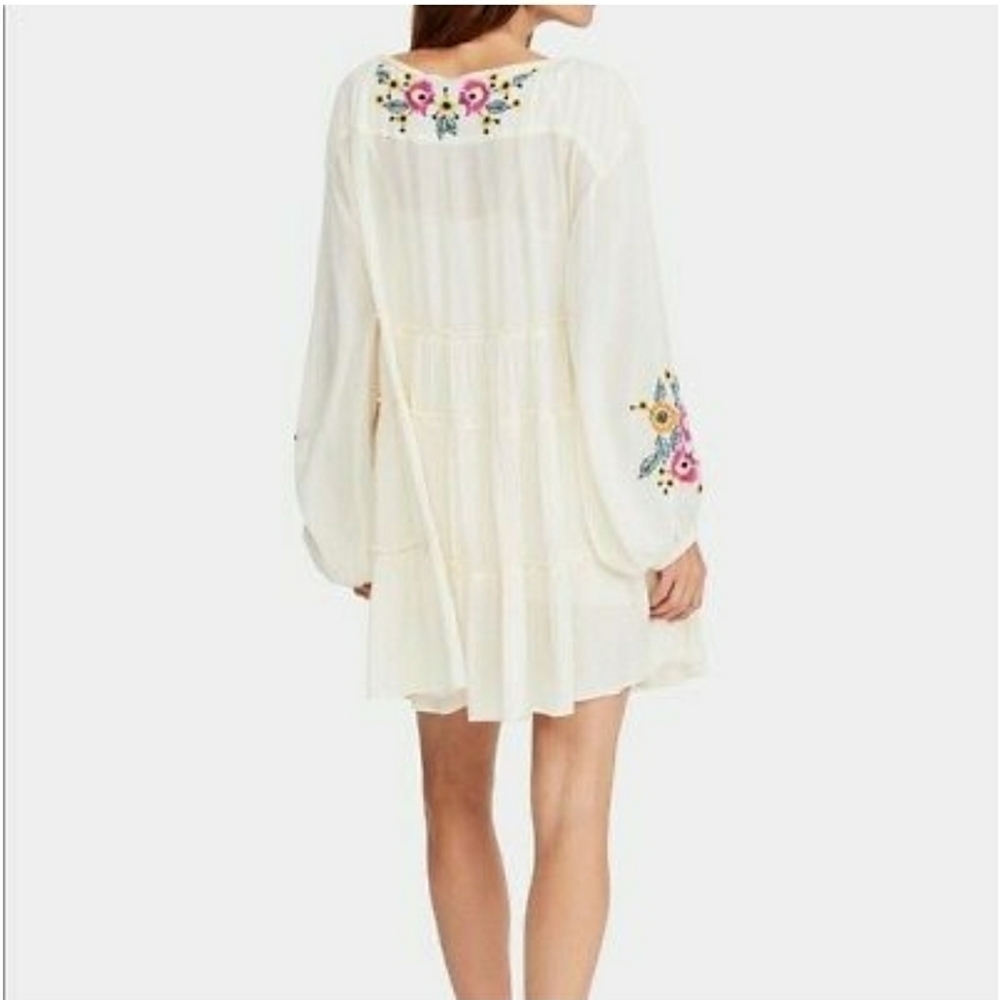 FREE PEOPLE Boho Embroidered Dress - Picture 3 of 8